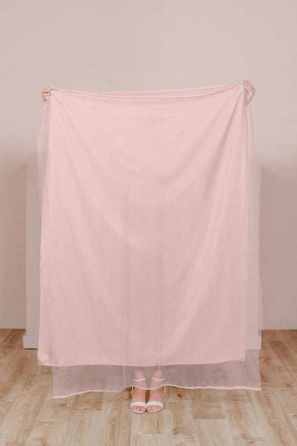 Pre-Cut Tulle Fabric by Yard | Petal Pink
