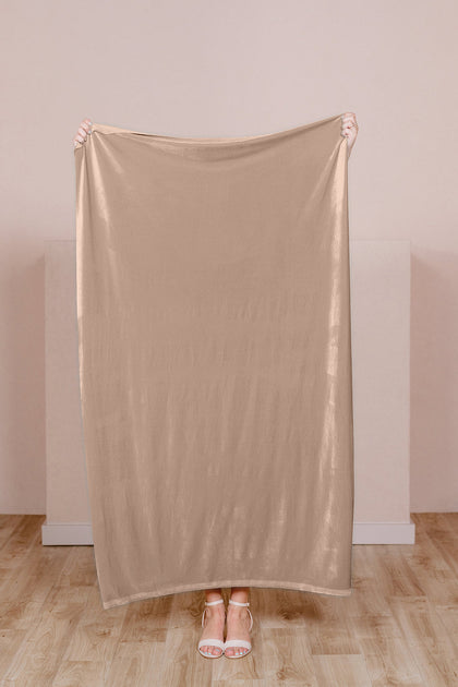 Pre-Cut Velvet Fabric by Yard | Champagne