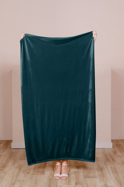 Pre-Cut Velvet Fabric by Yard | Desert Blue