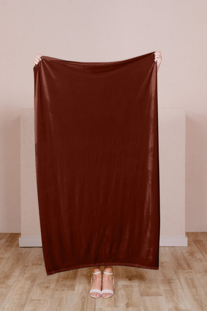 Pre-Cut Velvet Fabric by Yard | Terracotta
