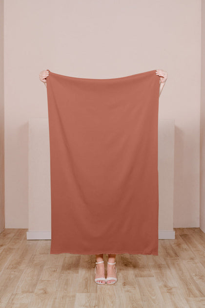 Pre-Cut Crepe Fabric by Yard | Cinnamon Rose