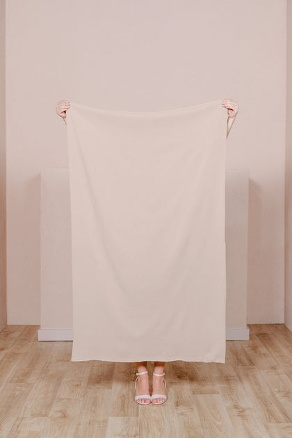 Pre-Cut Crepe Fabric by Yard | Gold Champagne