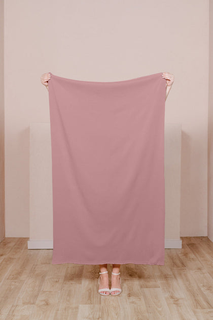 Crepe Fabric By Yard | Rose Quartz