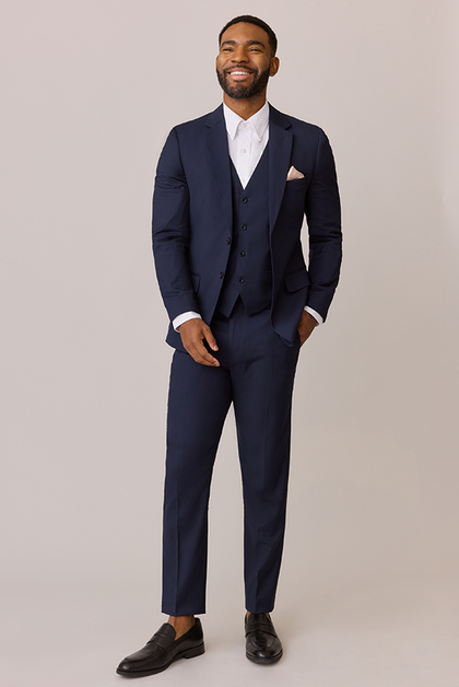 Suiting Fabric By Yard | Navy