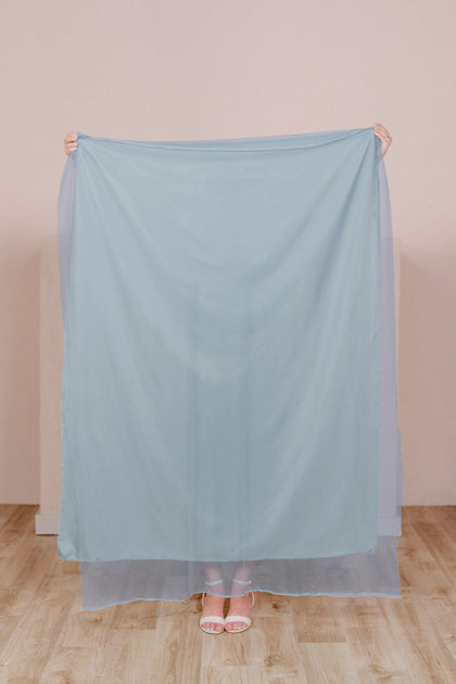 Tulle Fabric By Yard | Sky Blue