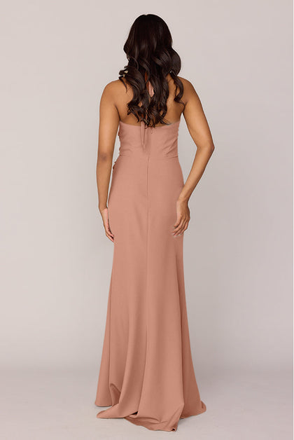 Fallon Crepe Dress | Made To Order | Desert Rose