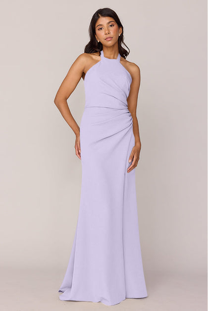 Fallon Crepe Dress | Made To Order | Light Lavender
