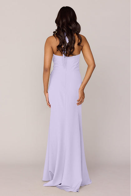 Fallon Crepe Dress | Made To Order | Light Lavender