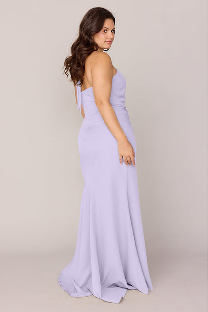Fallon Crepe Dress | Made To Order | Light Lavender