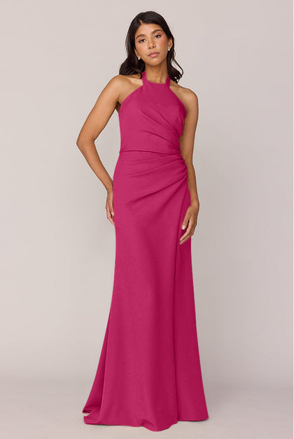 Fallon Crepe Dress | Made To Order | Malibu Pink