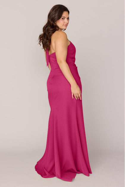 Fallon Crepe Dress | Made To Order | Malibu Pink