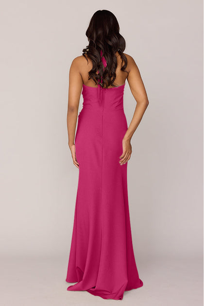 Fallon Crepe Dress | Made To Order | Malibu Pink