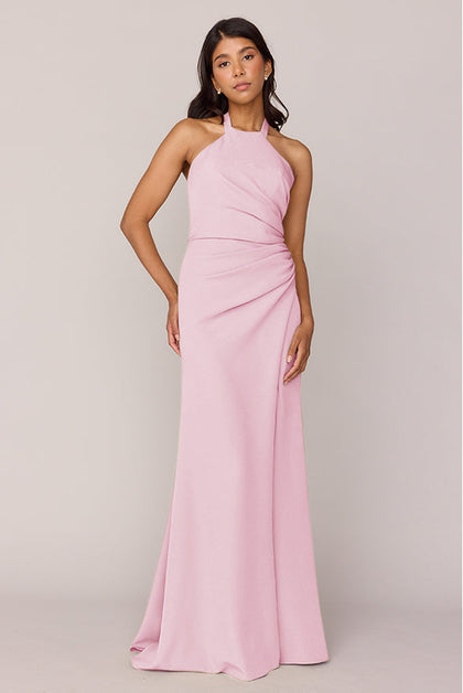 Fallon Crepe Dress | Made To Order | Perfect Pink