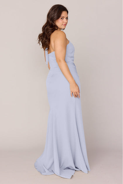 Fallon Crepe Dress | Made To Order | Periwinkle