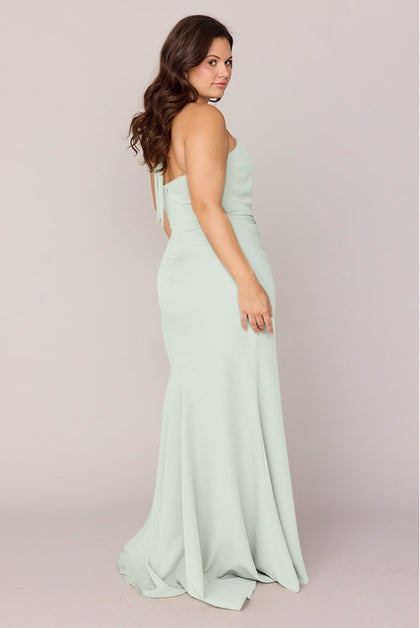 Fallon Crepe Dress | Made To Order | Pistachio