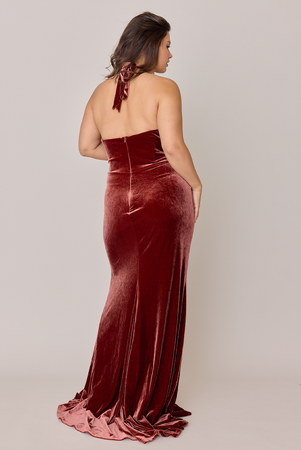 Fallon Velvet Dress | Made To Order Emerald Fallon Velvet Dress | Made To Order Emerald