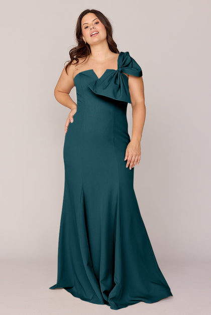 Faye Crepe Dress | Made To Order | Classic Emerald
