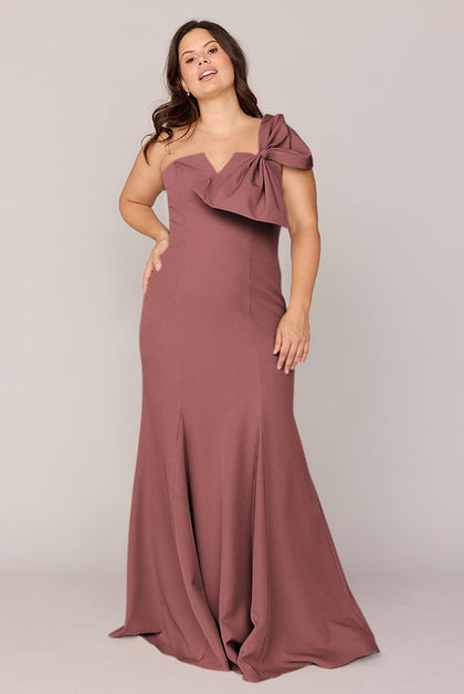 Faye Crepe Dress | Made To Order | Dusty Rose