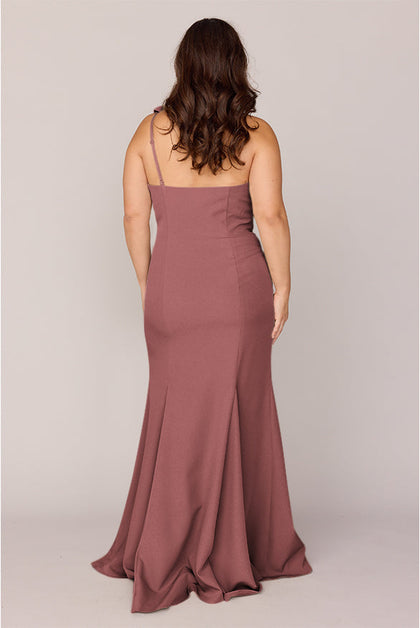 Faye Crepe Dress | Made To Order | Dusty Rose