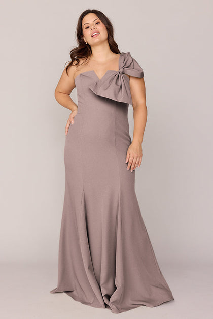 Faye Crepe Dress | Made To Order | Latte