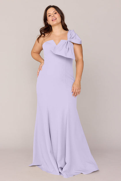 Faye Crepe Dress | Made To Order | Light Lavender
