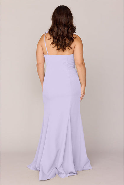 Faye Crepe Dress | Made To Order | Light Lavender