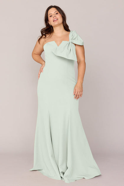 Faye Crepe Dress | Made To Order | Pistachio