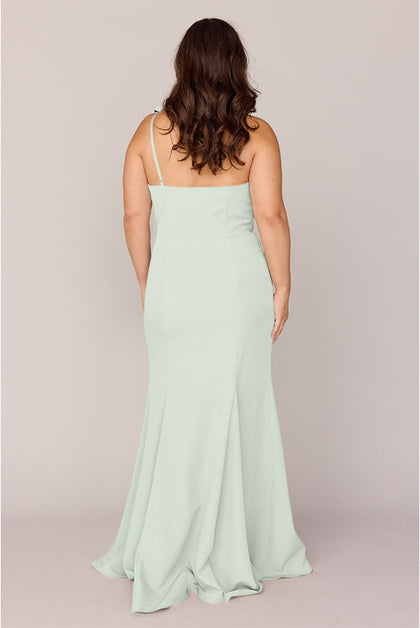 Faye Crepe Dress | Made To Order | Pistachio