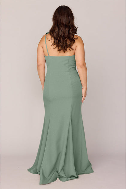 Faye Crepe Dress | Made To Order | Sage