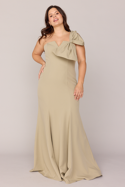 Faye Crepe Dress | Made To Order | Sage