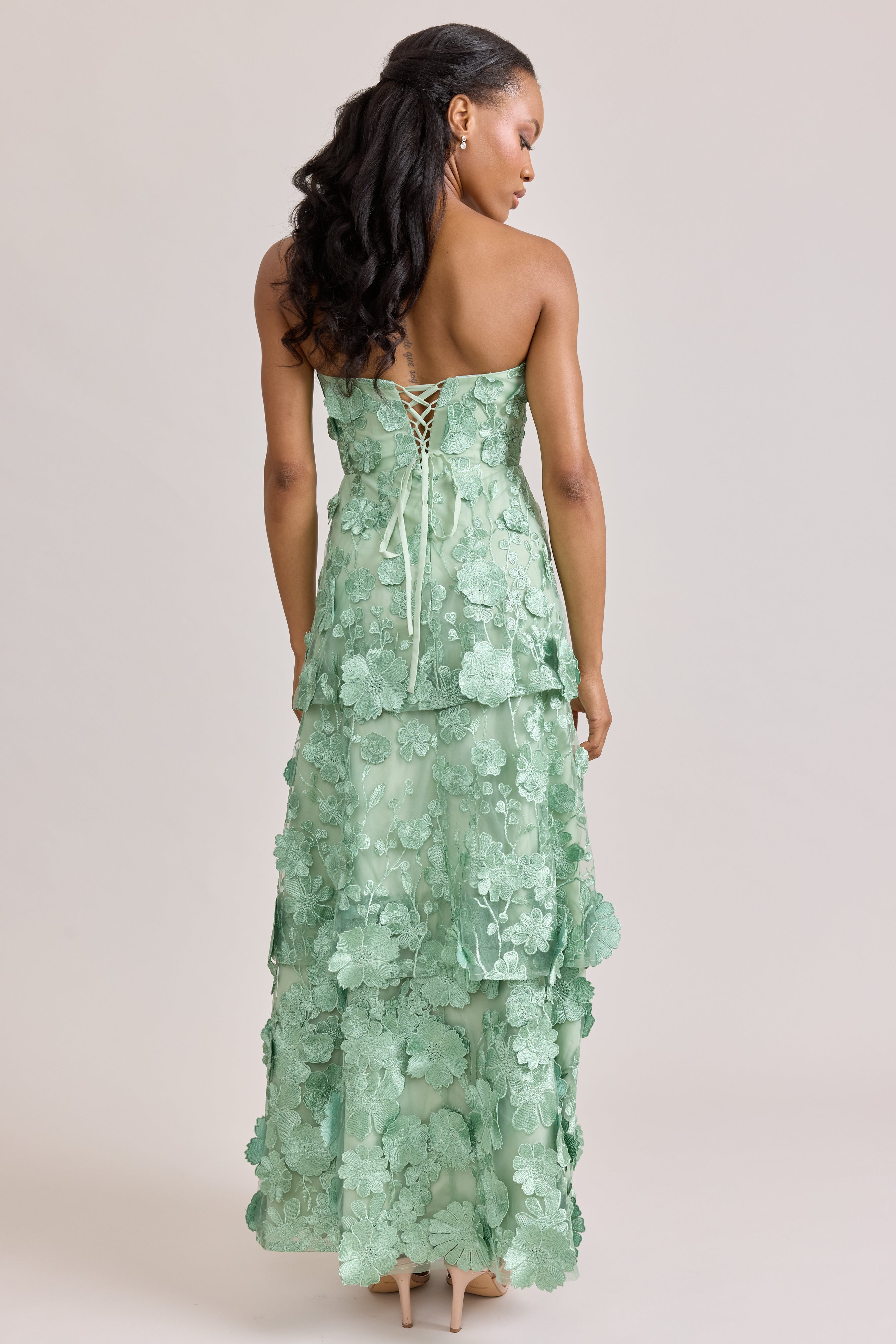Flora Appliqu Dress Meadow