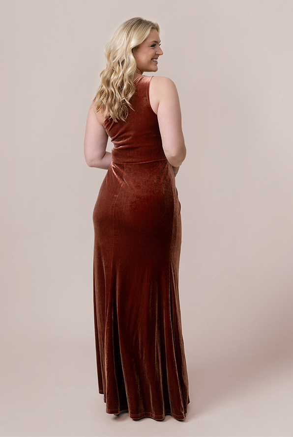 Florence Velvet Dress | Made To Order Blush Florence Velvet Dress | Made To Order Blush