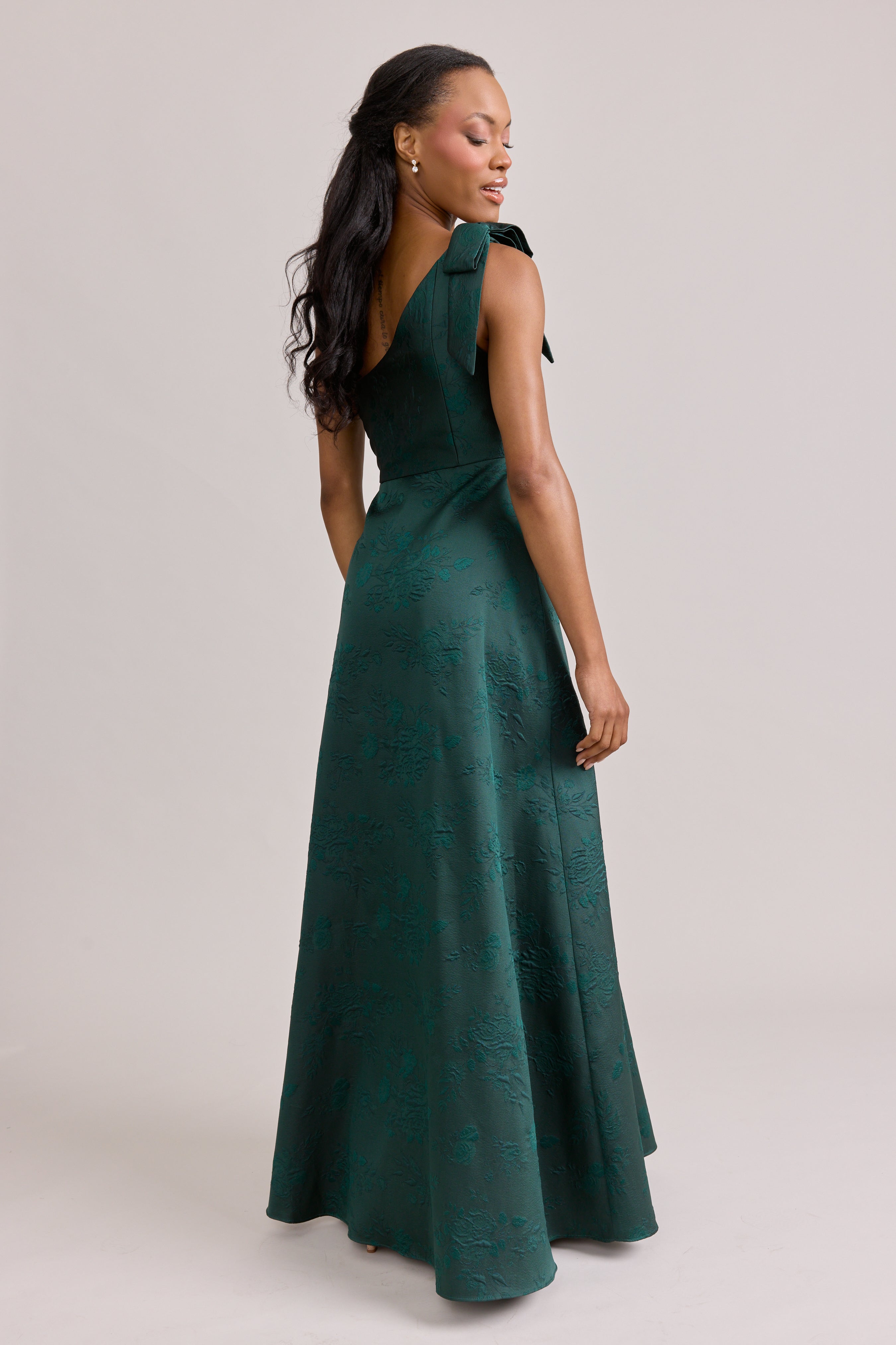 Georgina Jacquard Dress | Made To Order Pink Georgina Jacquard Dress | Made To Order Pink