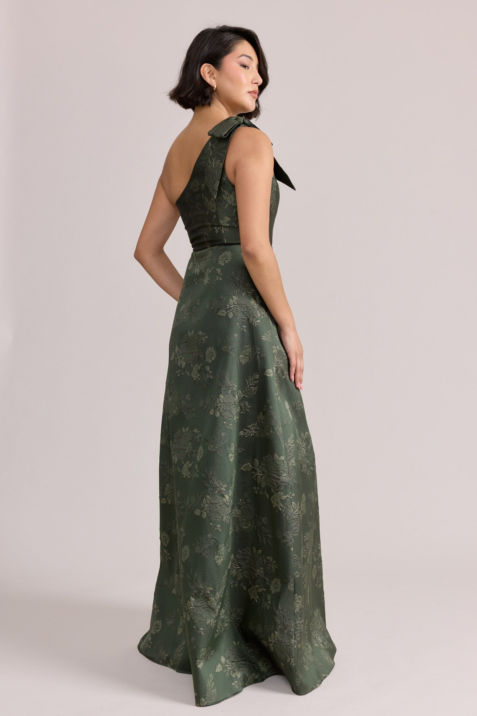 Georgina Jacquard Dress | Made To Order Pink Georgina Jacquard Dress | Made To Order Pink