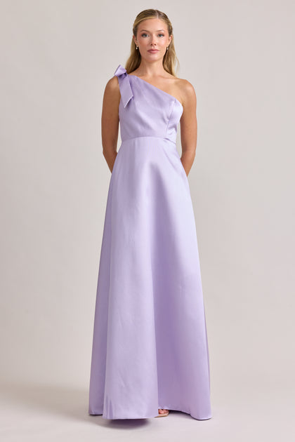 Georgina Mikado Dress | Violet