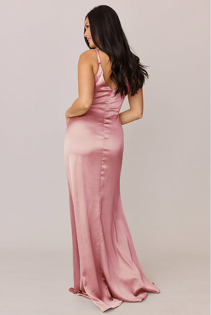 Giada Satin Dress | Made To Order | Blushing Bride