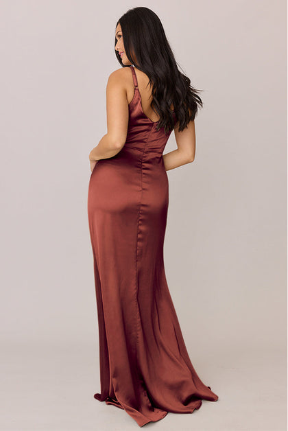 Giada Satin Dress | Made To Order | Cinnamon Rose