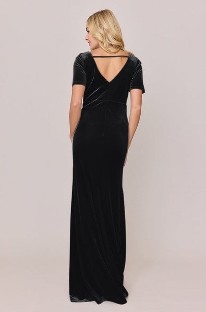 Giselle Velvet Dress | Made To Order | Black