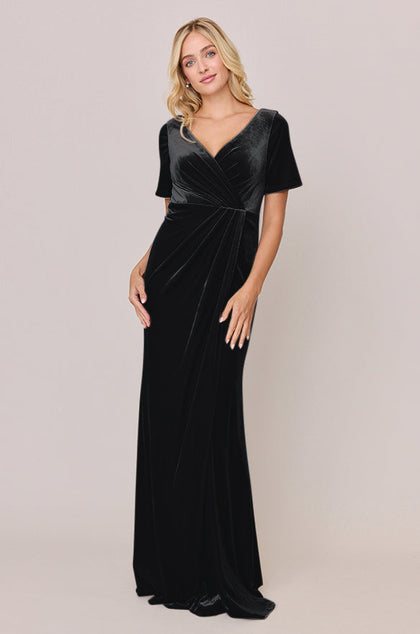 Giselle Velvet Dress | Made To Order | Black