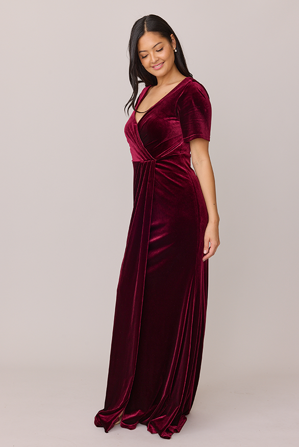 Giselle Velvet Dress | Made To Order White Pearl Giselle Velvet Dress | Made To Order White Pearl