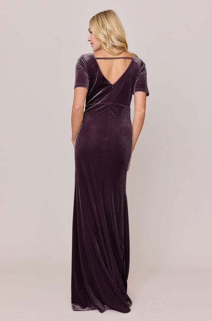 Giselle Velvet Dress | Made To Order | Purple