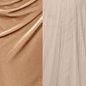 Gold Champagne Velvet / Champagne Tulle