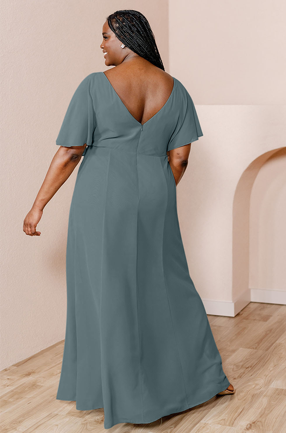 Sample Eucalyptus Gwen Chiffon Dress