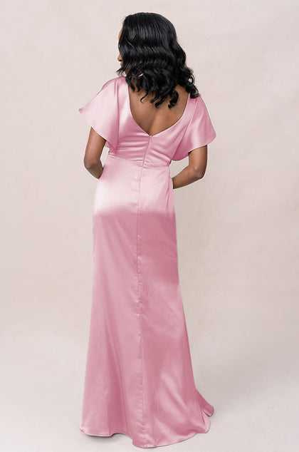 Gwen Satin Dress | Made To Order | Perfect Pink