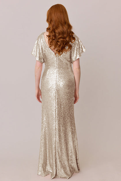 Gwen Sequin Dress | Made To Order | Gold