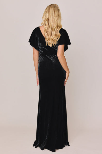 Gwen Velvet Dress | Made To Order | Black