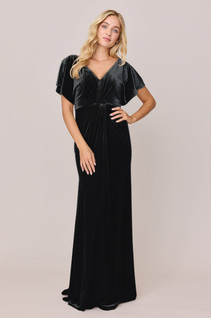 Gwen Velvet Dress | Made To Order | Black