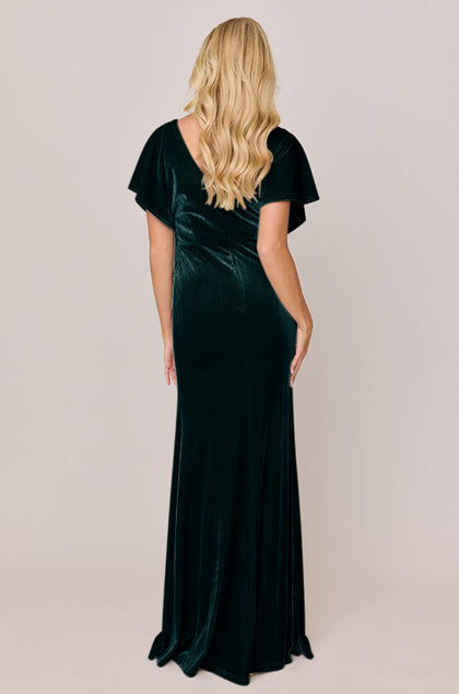 Gwen Velvet Dress | Made To Order | Classic Emerald