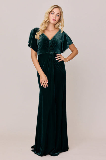 Gwen Velvet Dress | Made To Order | Classic Emerald