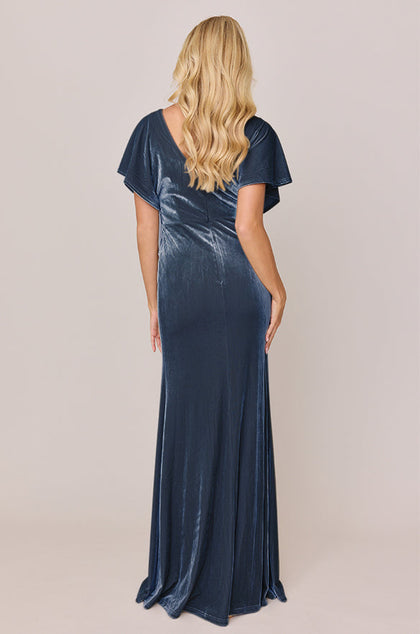 Gwen Velvet Dress | Made To Order | Indie Blue